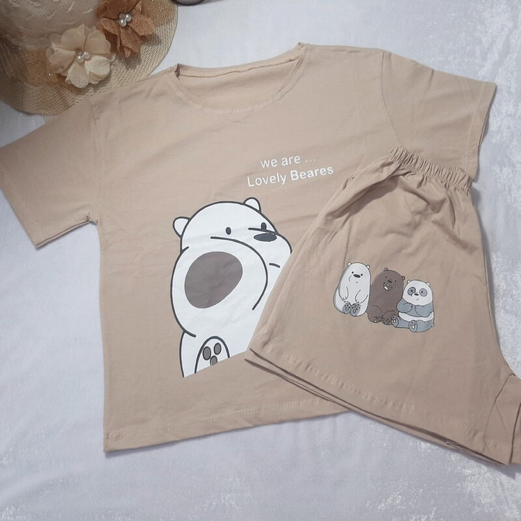 کراپ وشورتک پاندا فری سایز