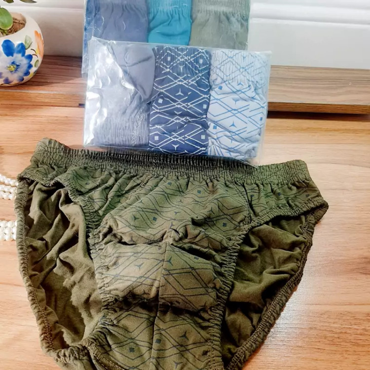 شورت مردانه نخ پنبه طرح دار