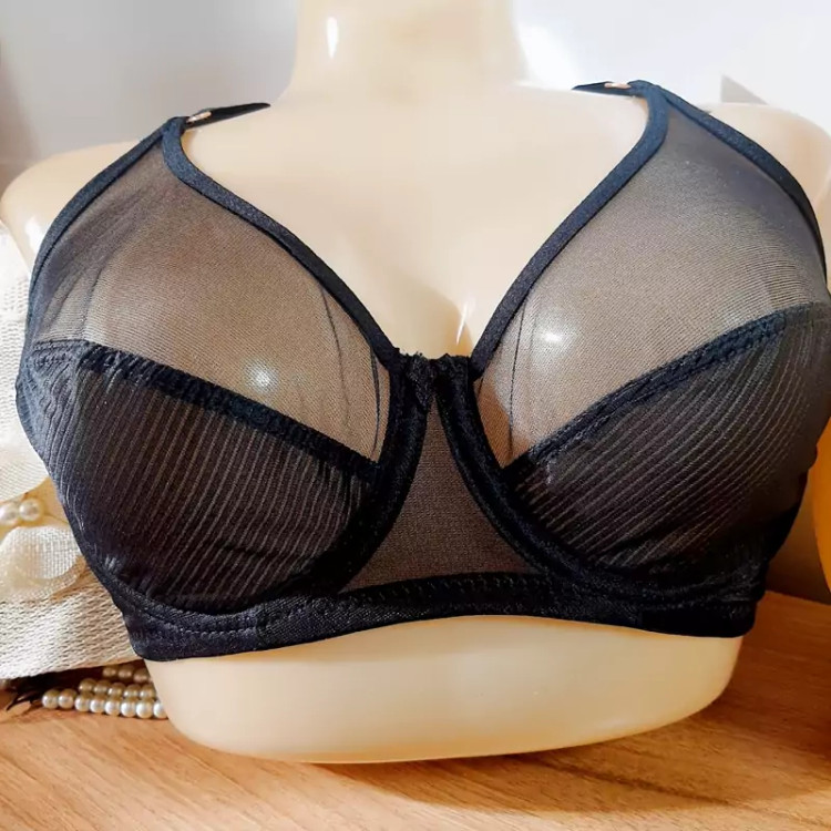 سوتین فنردار فانتزی تورگاز استرج براق بدون مواد پلی استر