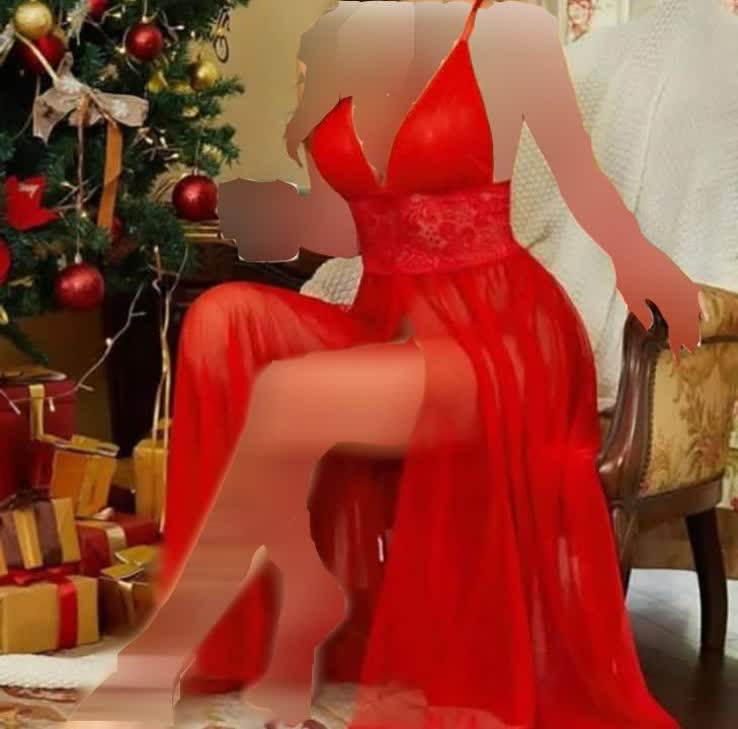 لباس خواب توری بلند جلو باز به همراه شورت لامبادا