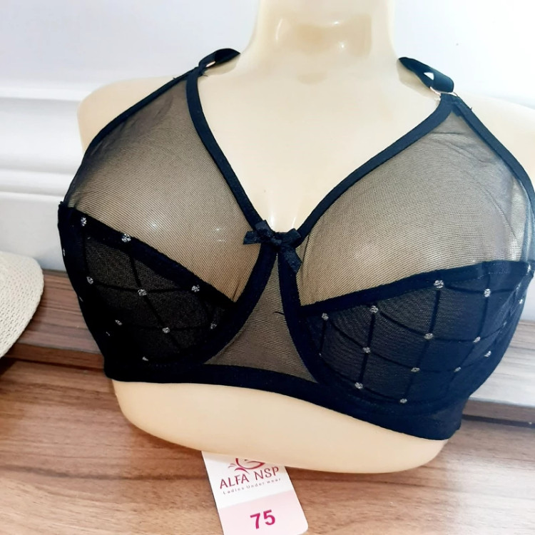 سوتین تور گاز شیشه ای فنردار برند آلفا